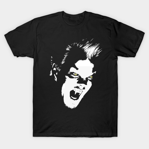 The vampire David from the 80's classic, The Lost Boys T-Shirt by DaveLeonardo